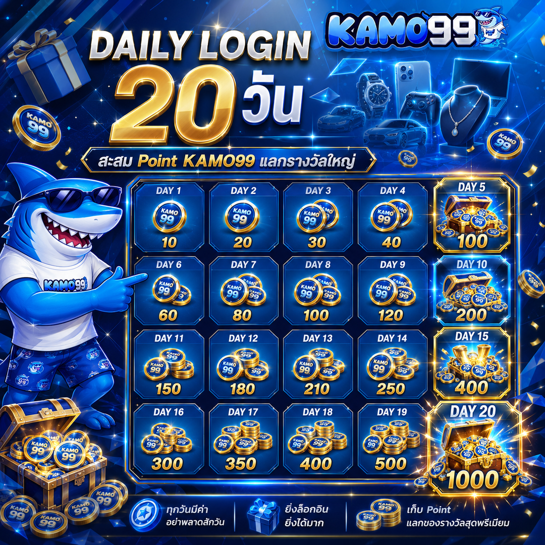 ล็อกอินรายวันที่ kamo99